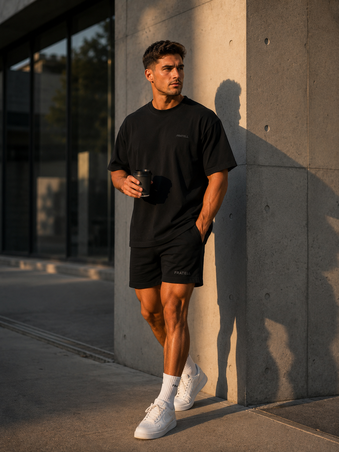 FRATELL Oversized Athletic Tee 285-GSM