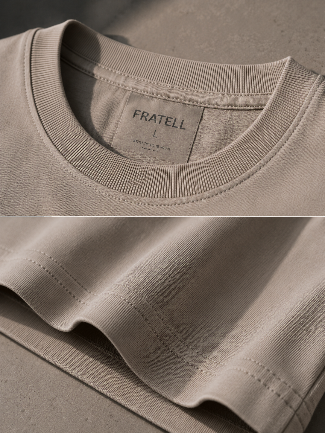 FRATELL Oversized Athletic Tee 285-GSM