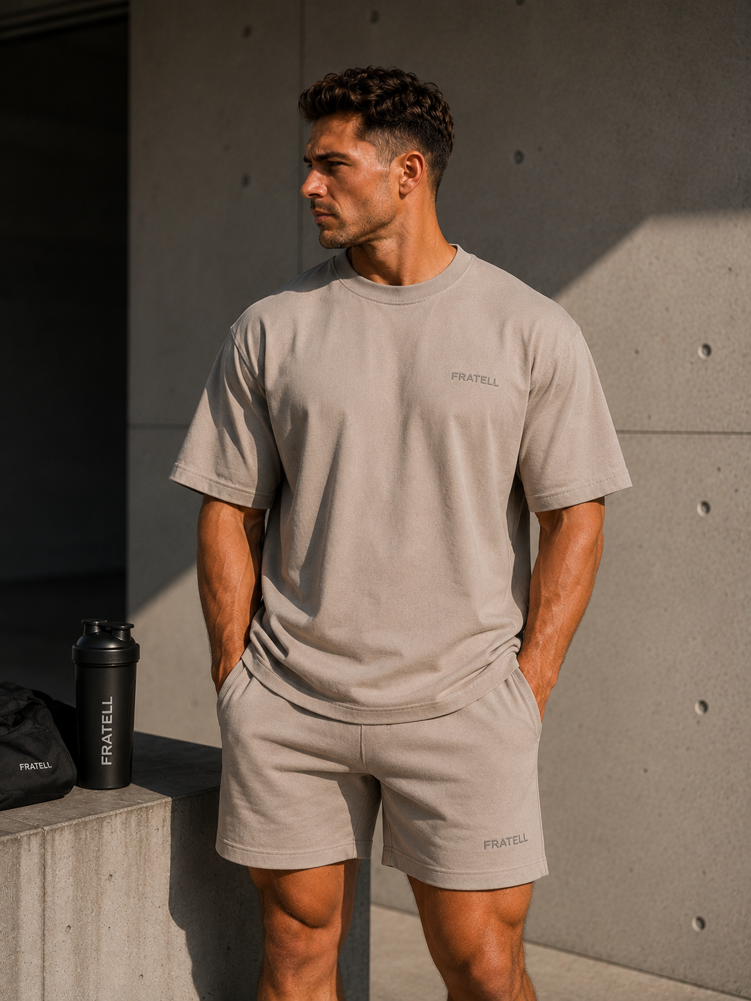 FRATELL Oversized Athletic Tee 285-GSM