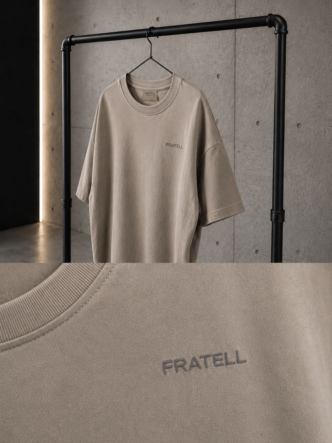 FRATELL Oversized Athletic Tee